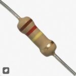 120 Kilo ohm, 1/4W Carbon Film Resistor