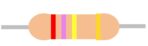270 Kilo ohm, 1/4W Carbon Film Resistor - Image 2