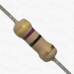 47 ohm, 1/4W Carbon Film Resistor